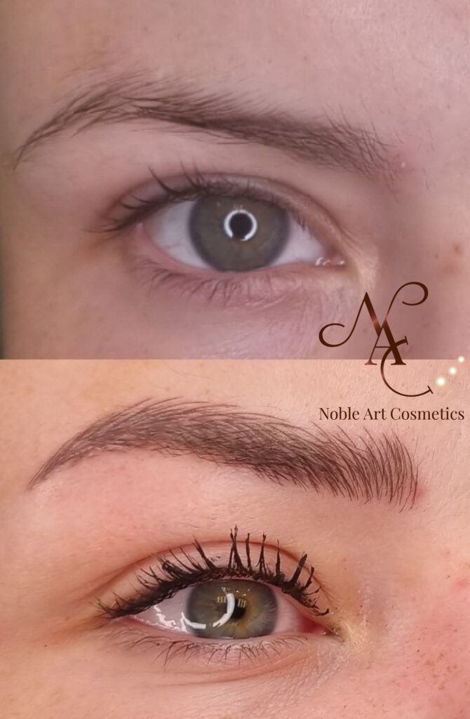 Augenbrauen Microblading